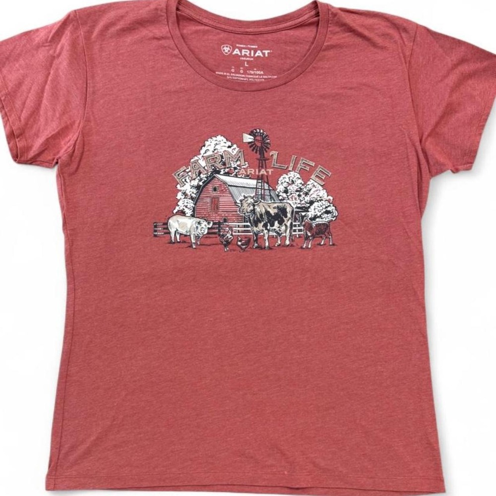 Ariat‎ Farm Life Graphic Tee Women's Large